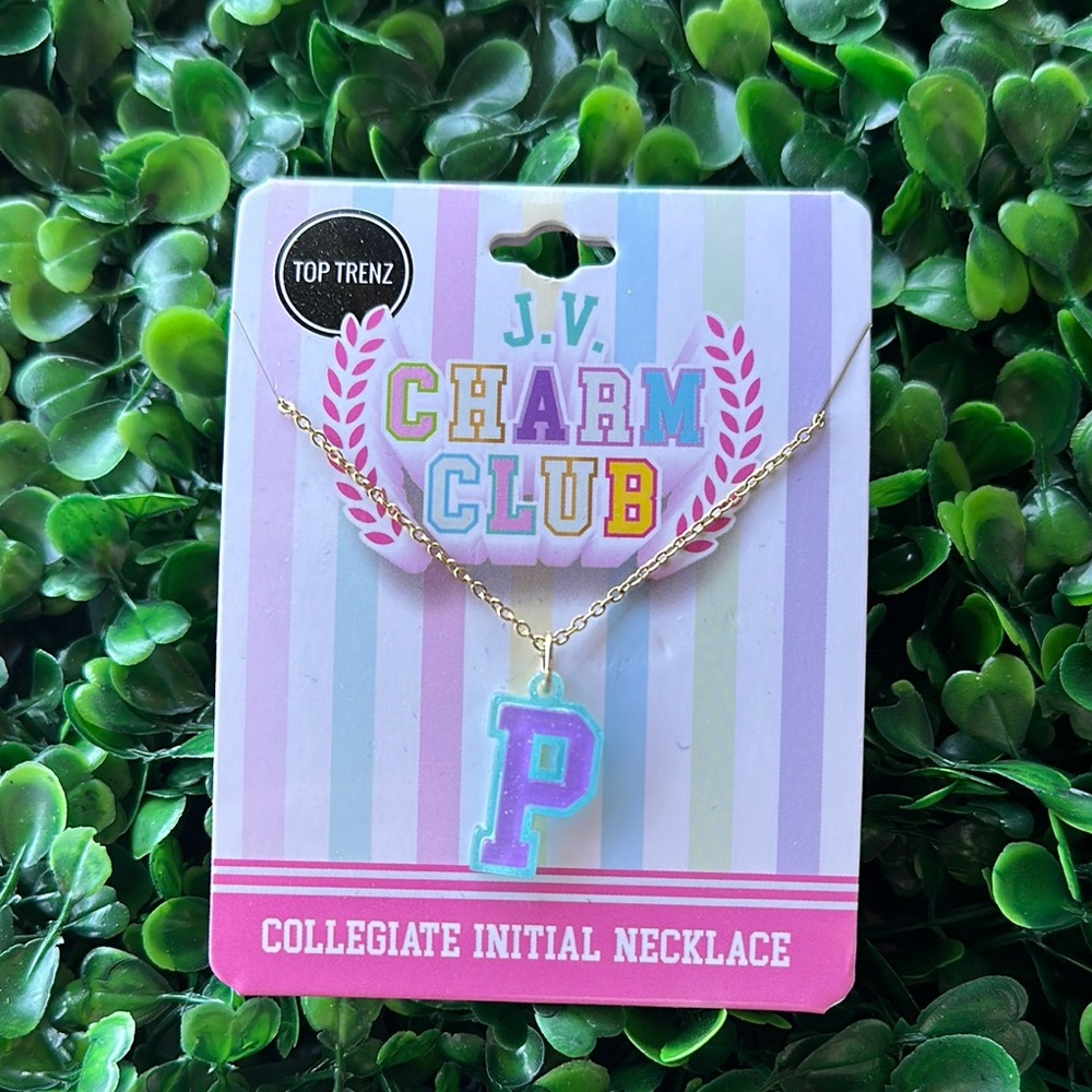 Kids Collegiate Initial Necklace